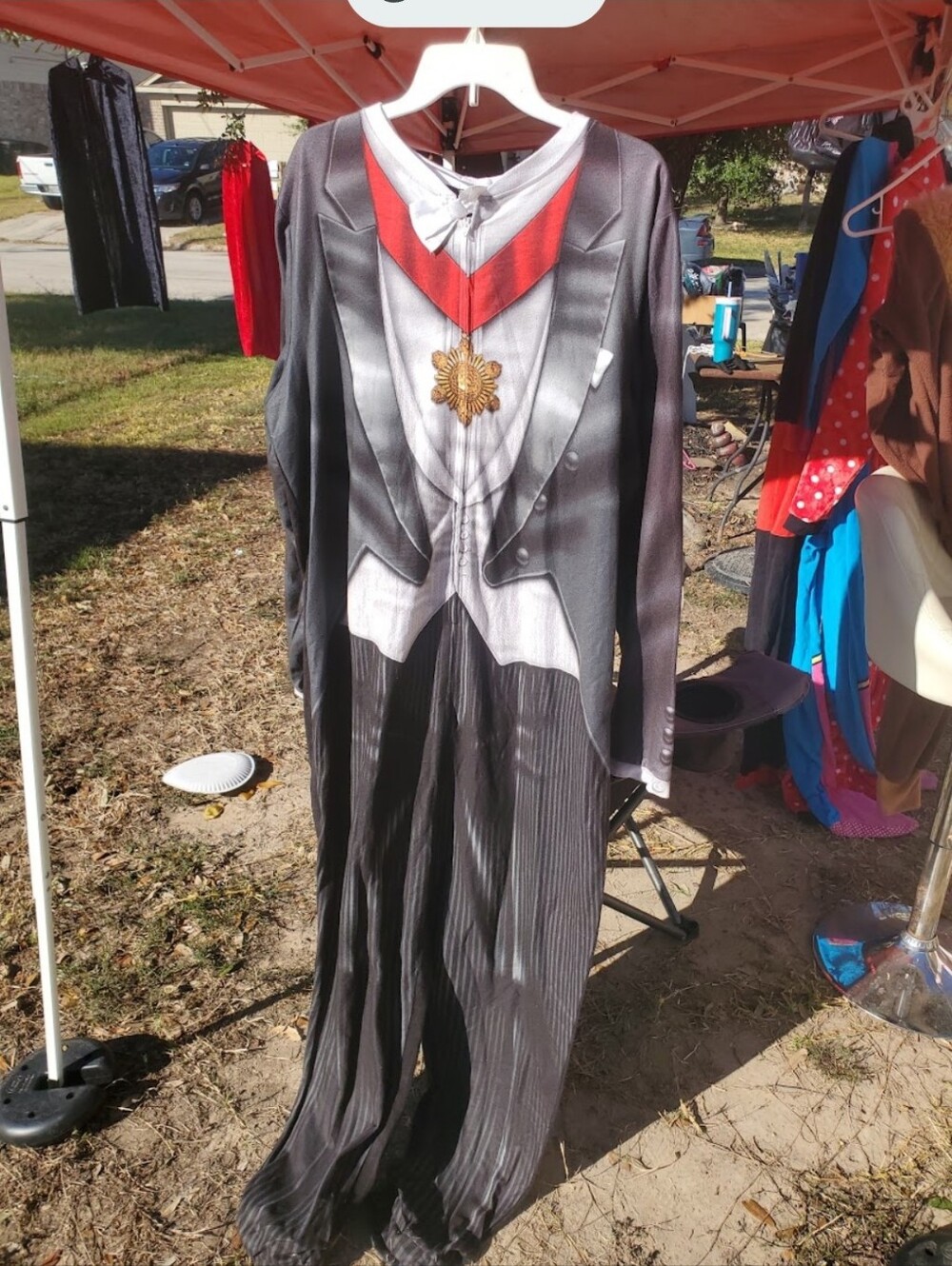 Men's Briefly Stated Vampire Fleece Union Suit Pajamas/Costume, Medium, Butler